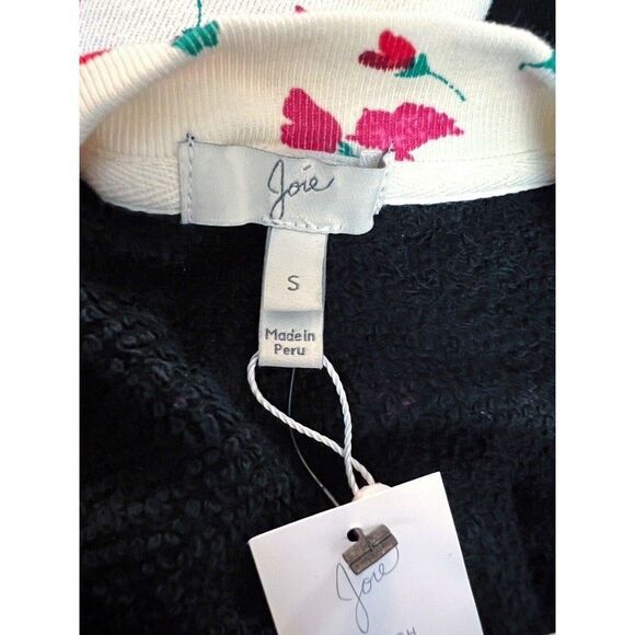 Joie Womens NWT Caleigh Floral Print Drop Shoulder Sweater Size S Colorblock New - Picture 6 of 7